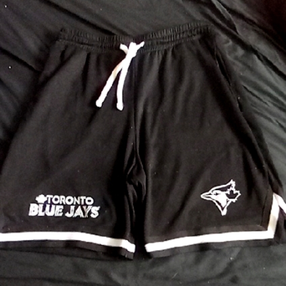 Genuine Merchandise Toronto Blue Jays Short's Black White Size Large